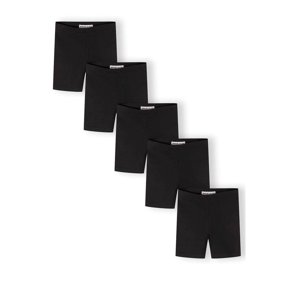 MINOTI Radlerhose für Mädchen (Packung, 5-tlg) elastischer Bund