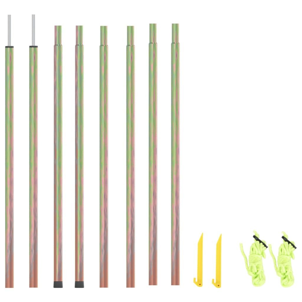 vidaXL Zeltstange Sonnensegel Stangen 2 Stk. 200 cm Verzinkter Stahl, (2-St)