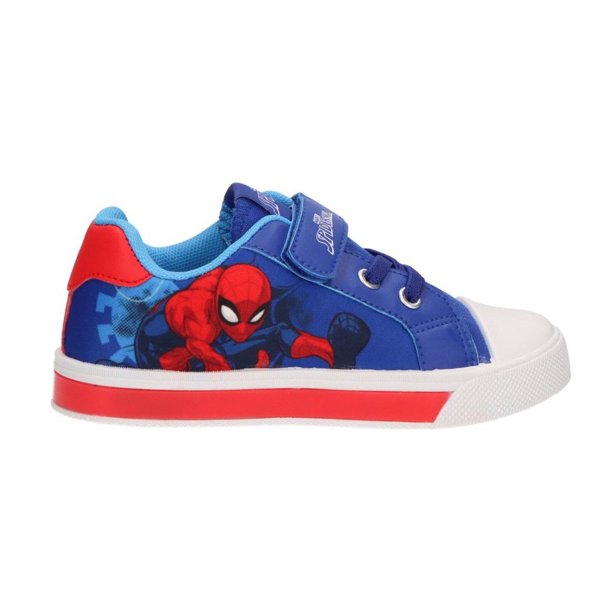 Spiderman Sneakers mit Licht Freizeitschuhe für Schule Spielplatz und Freizeit Sneaker (Packung)