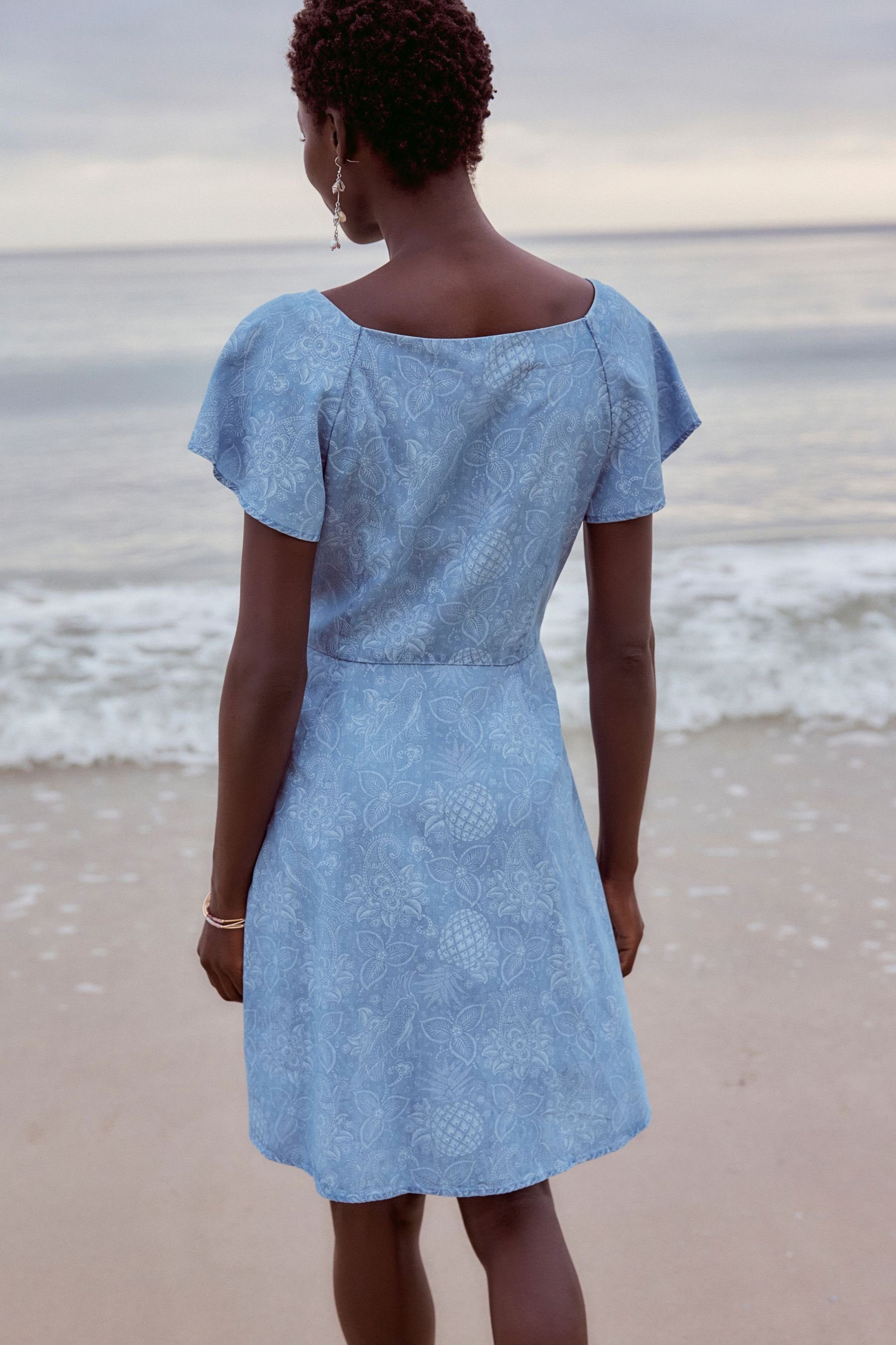 Next Minikleid Lyocell Denim-Minikleid (1-tlg) günstig online kaufen