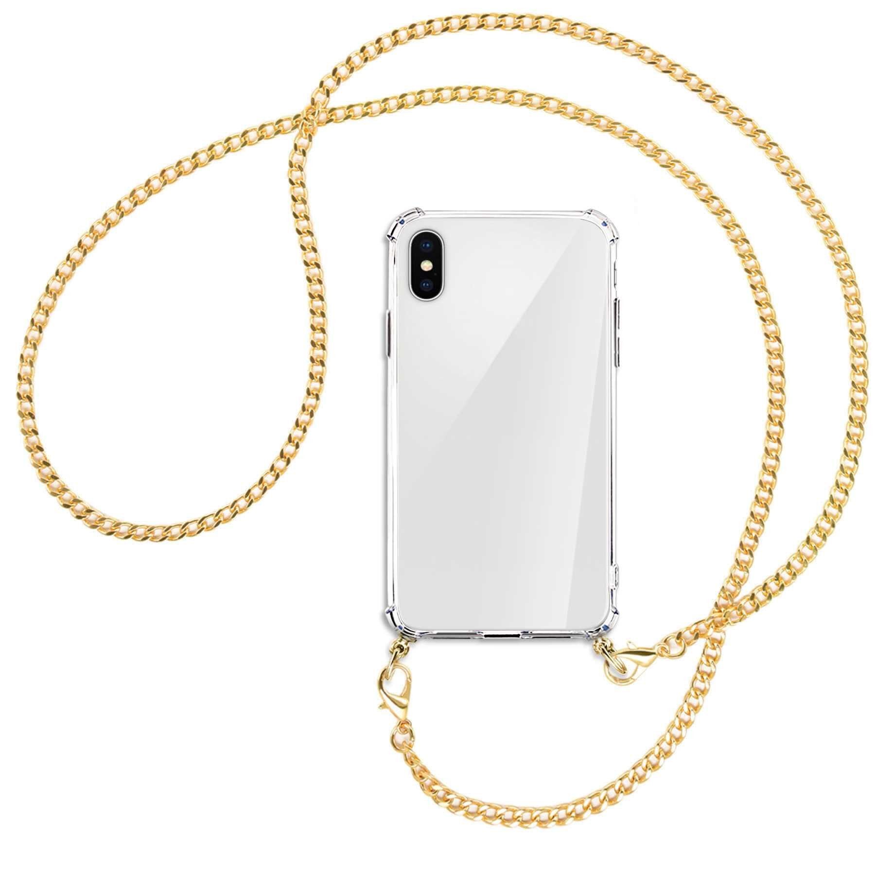mtb more energy Handykette für Apple iPhone X / XS / 10 [NC-016-MK], Umhängehülle mit Metallkette [NC-016-MK]