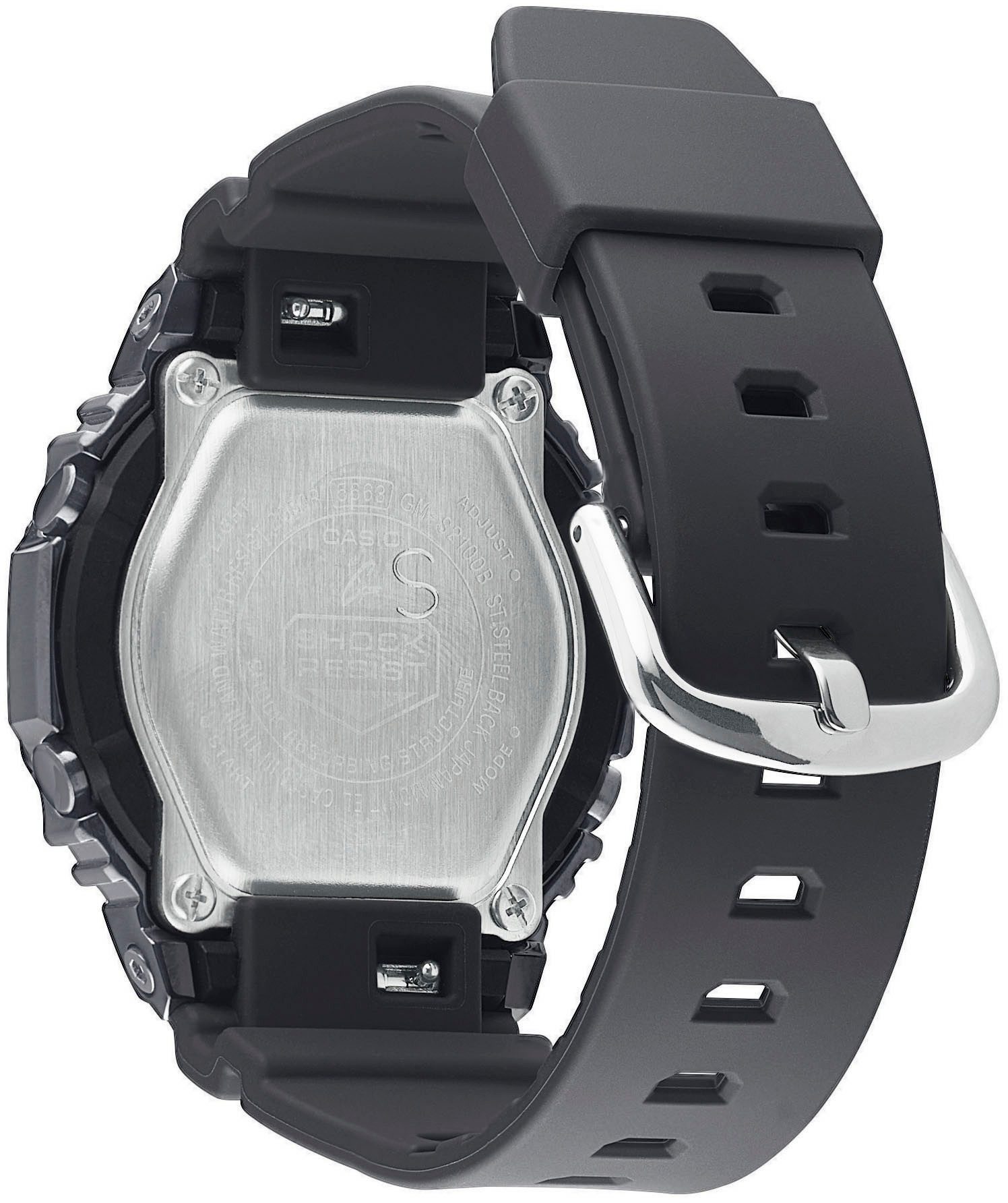 CASIO G-SHOCK Chronograph GM-S2100B-8AER, Quarzuhr, Armbanduhr,Digitaluhr, bis 20 bar wasserd Damenuhr,Herrenuhr