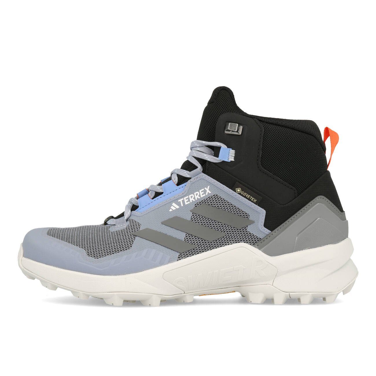 adidas TERREX adidas Terrex Swift R3 Mid GTX Herren Blue Dawn Grey Four Impact Orang Outdoorschuh