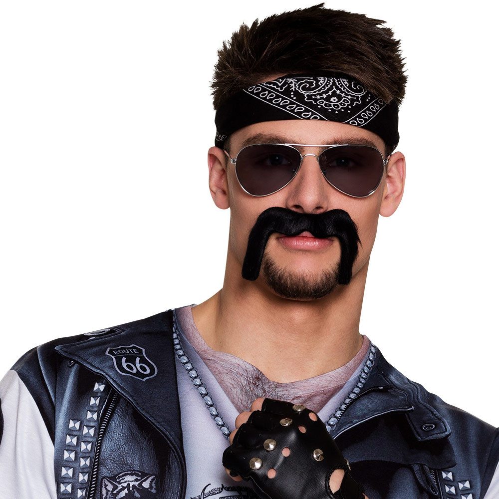 Boland Schnurrbart Für Comedy-Kostüm – Schwarzer Comedian-Schnauzer, One Size