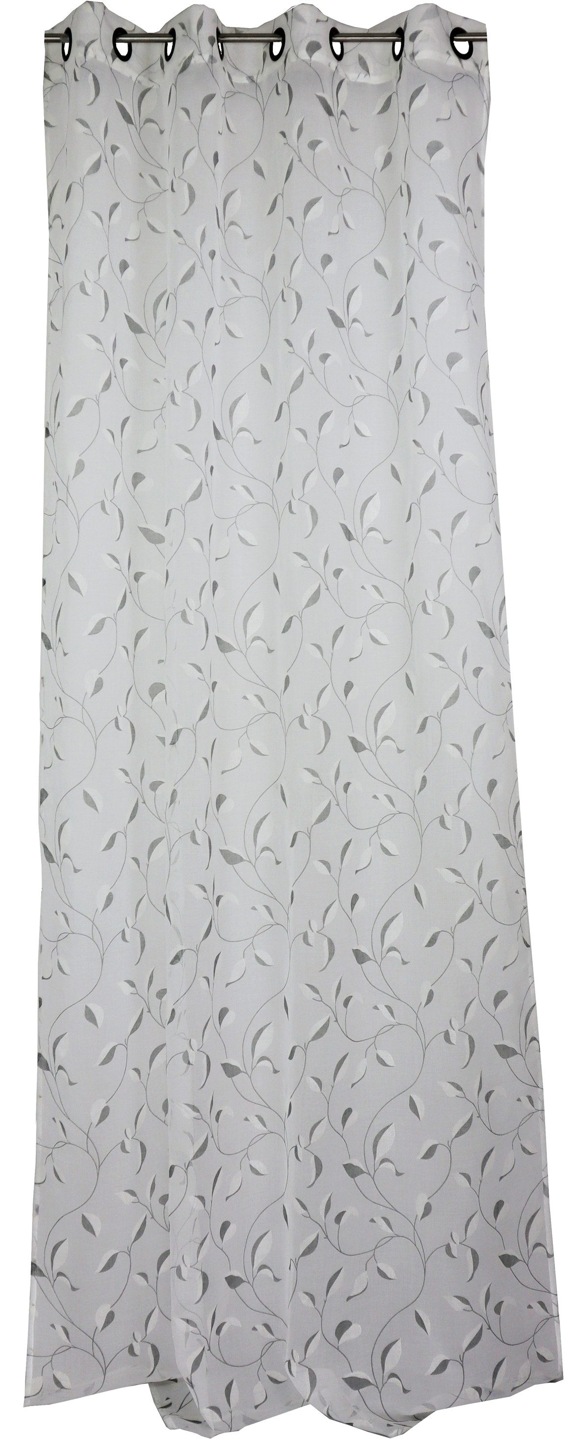 Vorhang Ösenschal transparent 140x245 cm Polyester