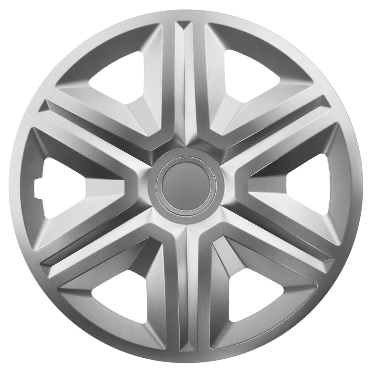 NRM Radkappe ACTION 14 Zoll in Silber, 14 in Zoll, (4-St) Radzierblenden für Stahlfelgen Radkappen Satz 4er Set 14"