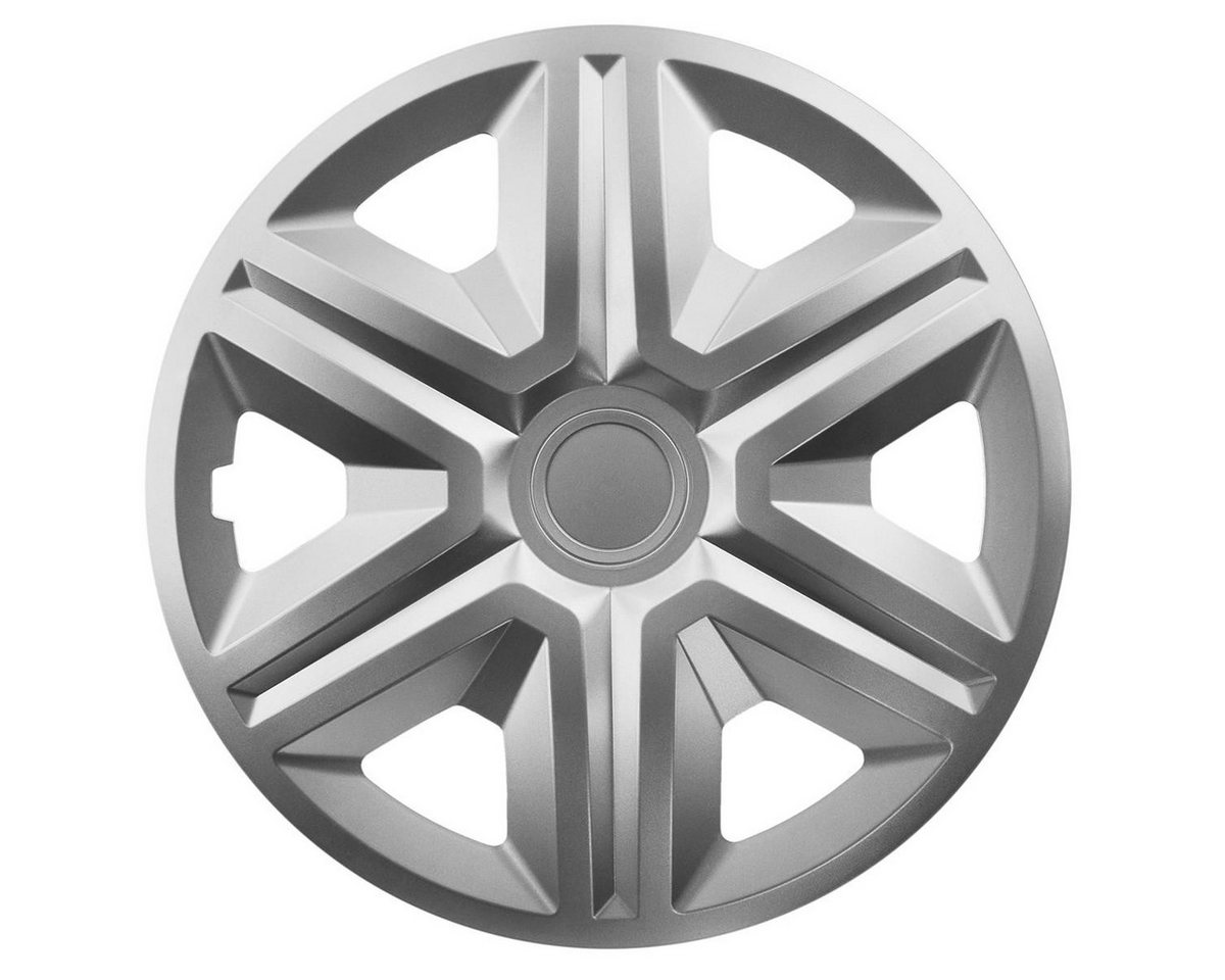 NRM Radkappe ACTION 14 Zoll in Silber, 14 in Zoll, (4-St) Radzierblenden für Stahlfelgen Radkappen Satz 4er Set 14"