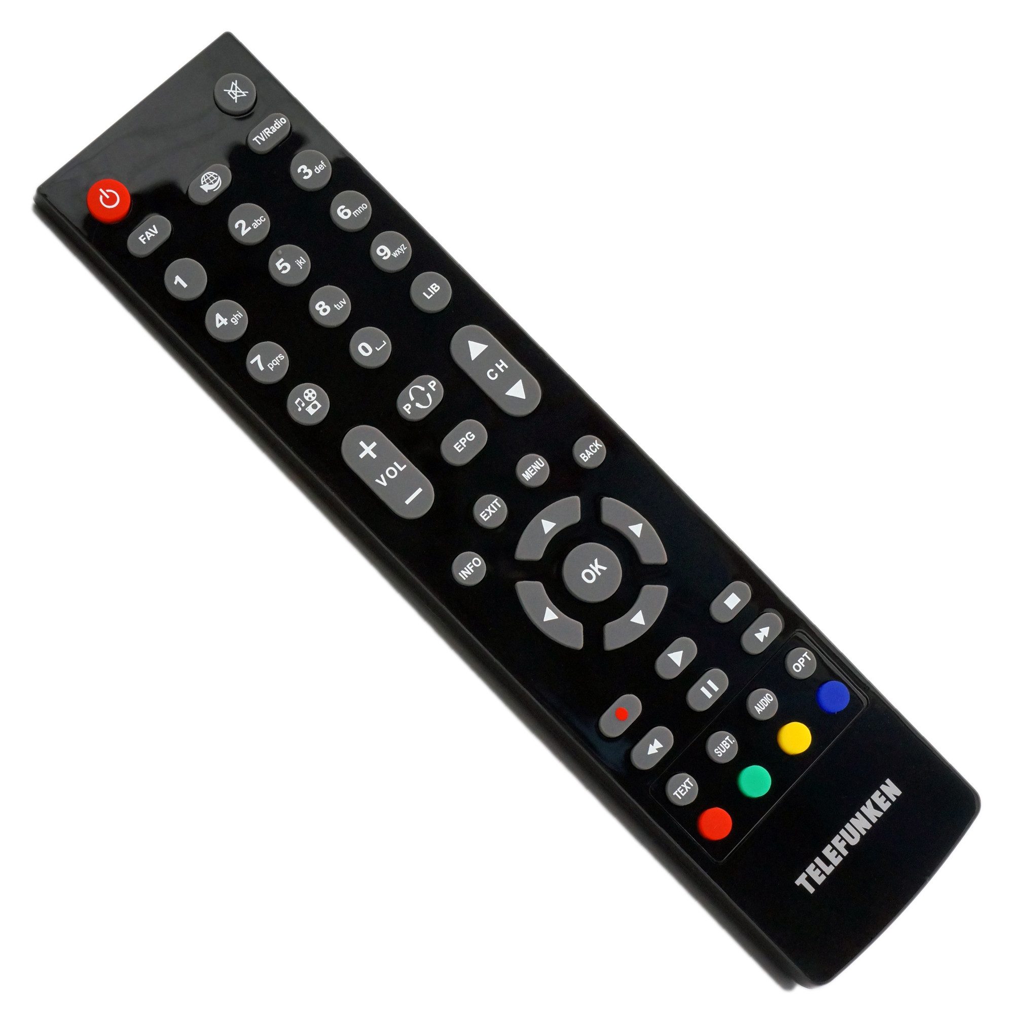 Telefunken Telefunken Fernbedienung für TFK-S2000(nicht für Telefunken TV-Geräte) SAT-Receiver