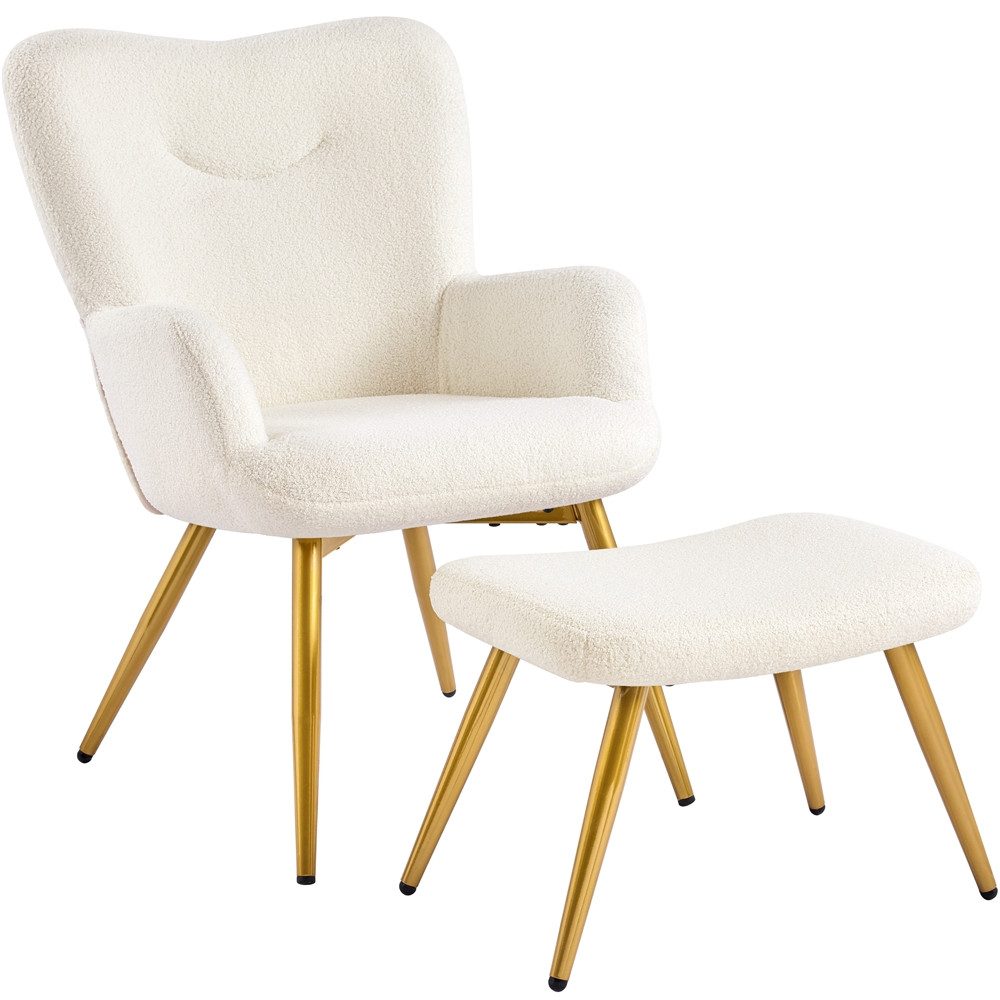 Yaheetech Relaxsessel Ohrensessel mit Fußstütze, Loungesessel günstig online kaufen