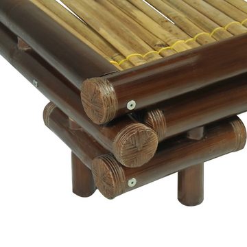 furnicato Bett Bettgestell Dunkelbraun Bambus 160×200 cm