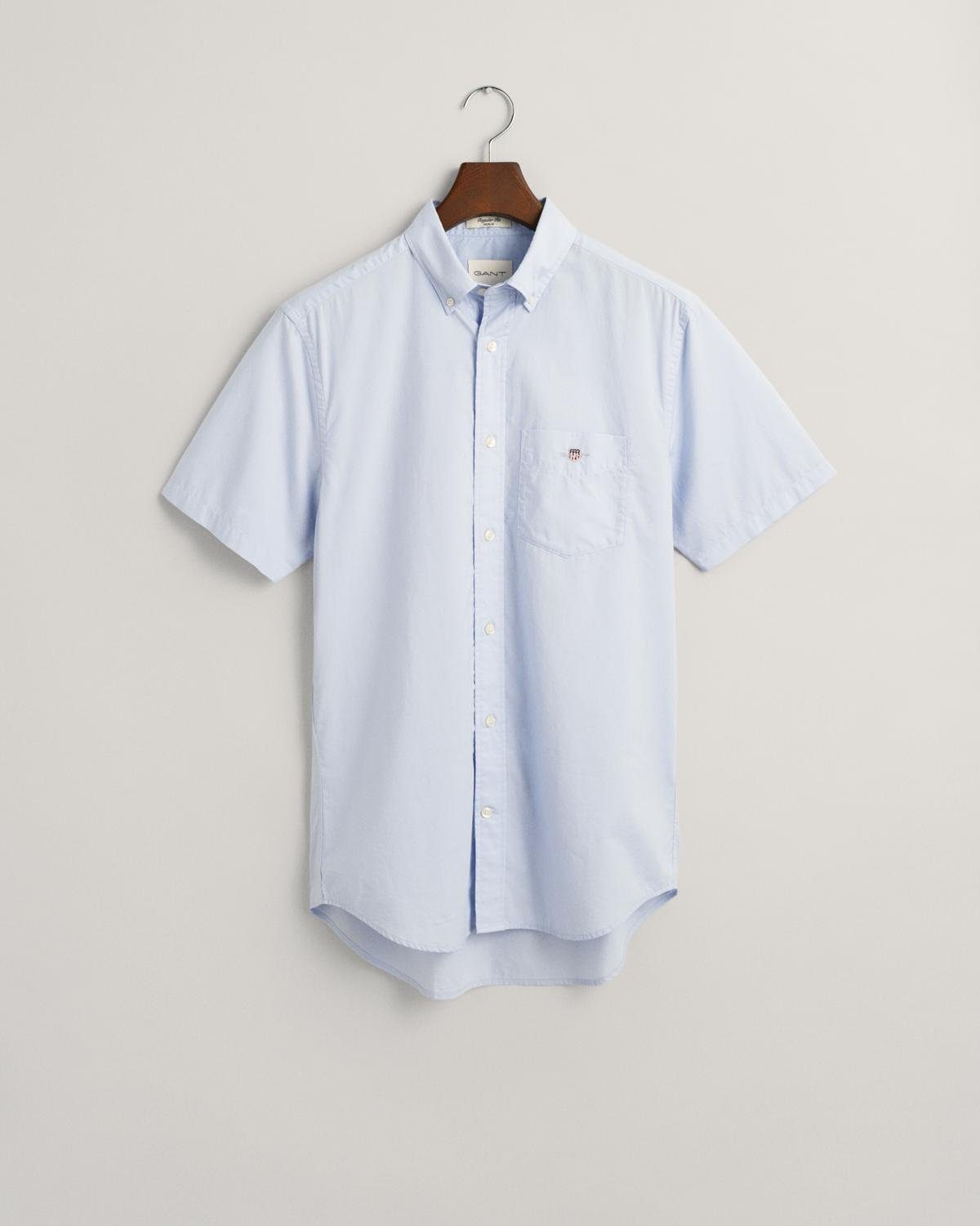 Gant Kurzarmhemd Regular Fit Popeline Hemd günstig online kaufen