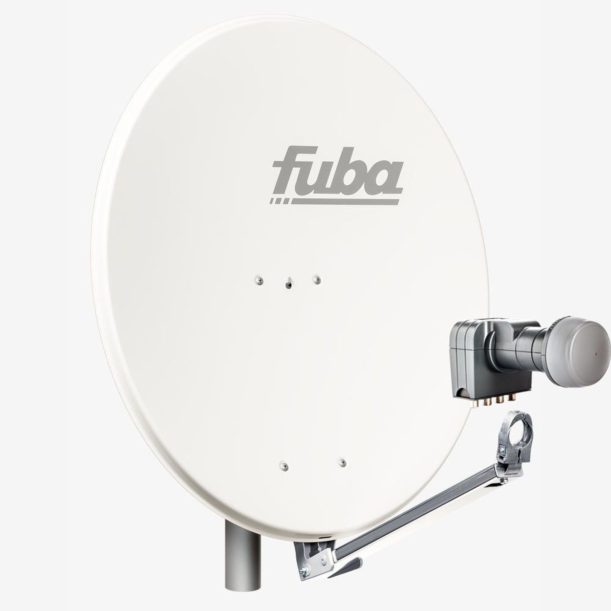 fuba DAL 804 W Sat Anlage Antenne Schüssel Quad DEK 417 4 Teilnehmer SAT-Antenne