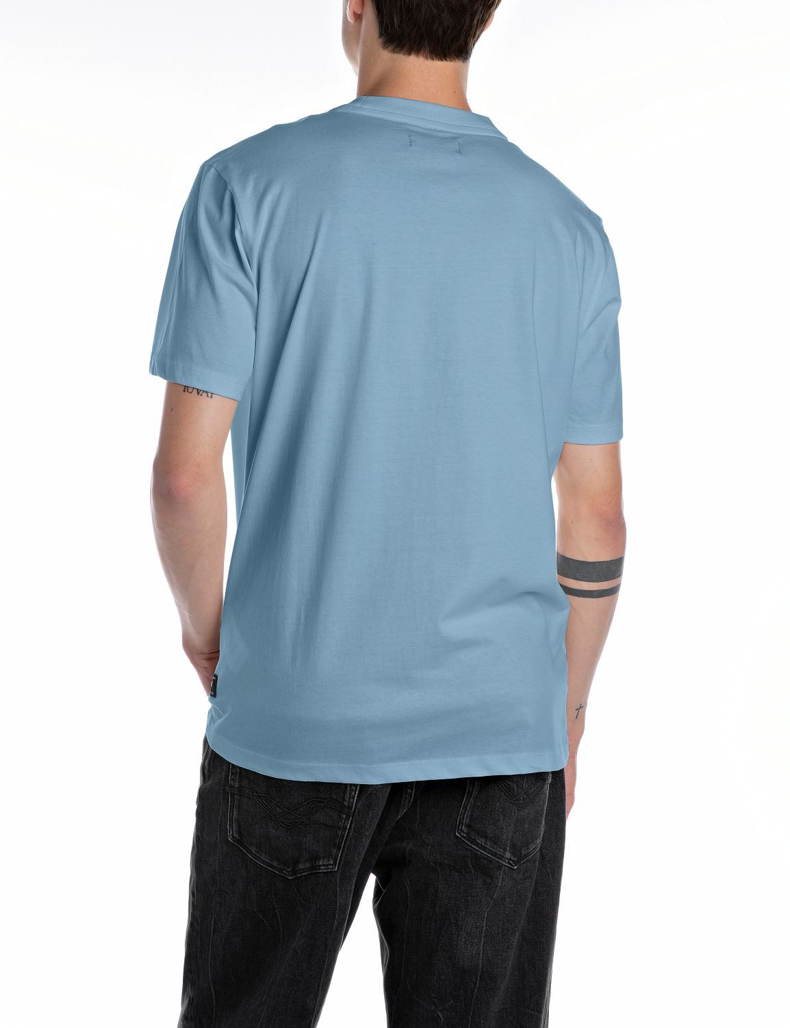 Replay T-Shirt mit Logostickerei auf der günstig online kaufen