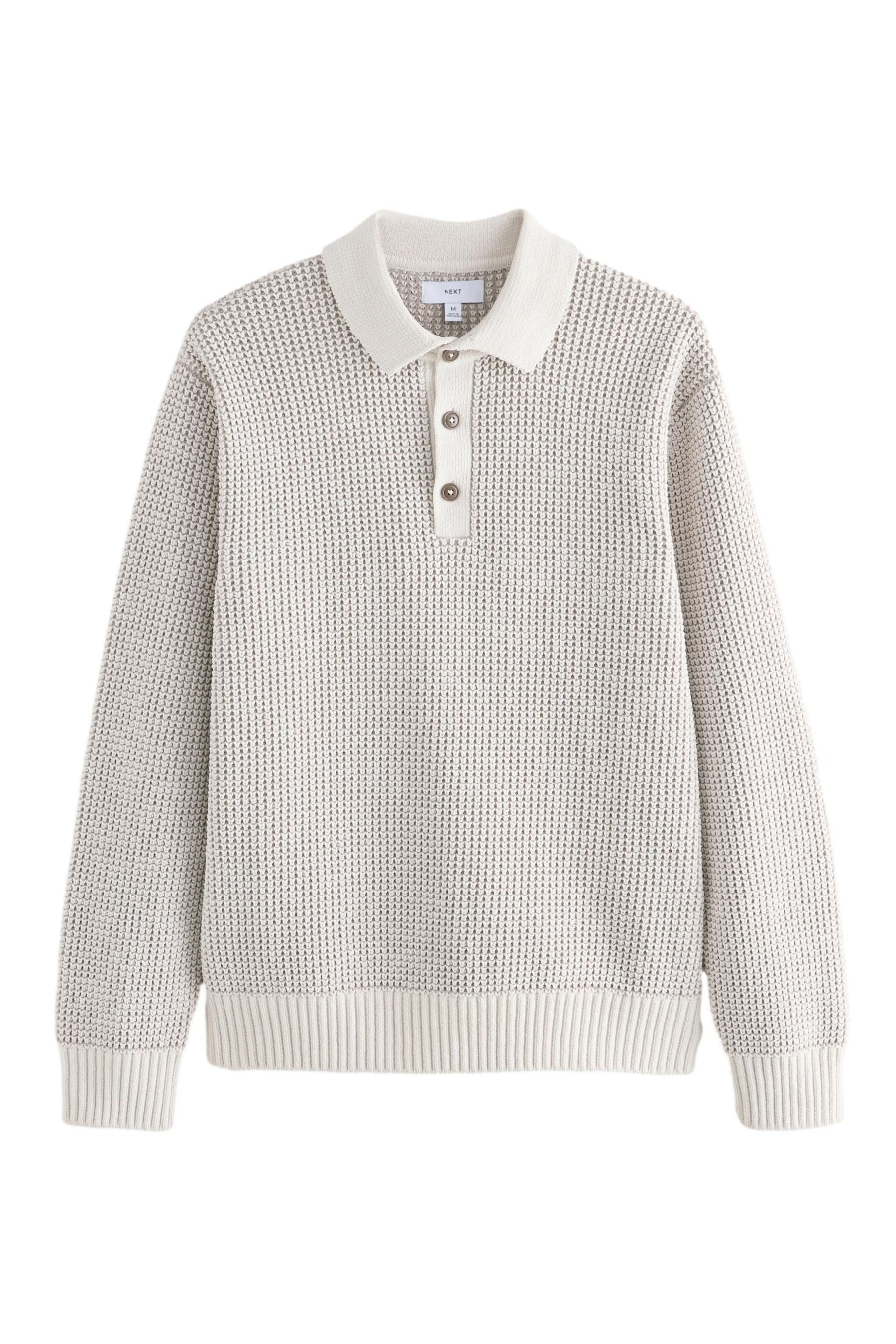 Next Polokragenpullover Relaxed Fit Poloshirt, Chenille günstig online kaufen
