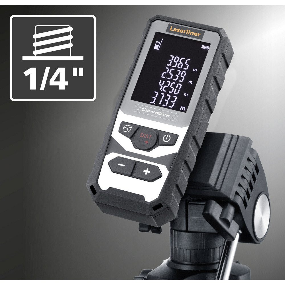 LASERLINER Entfernungsmesser Laserliner DistanceMaster Laser-Entfernungsmesser Koffer 50 m, (DistanceMaster)
