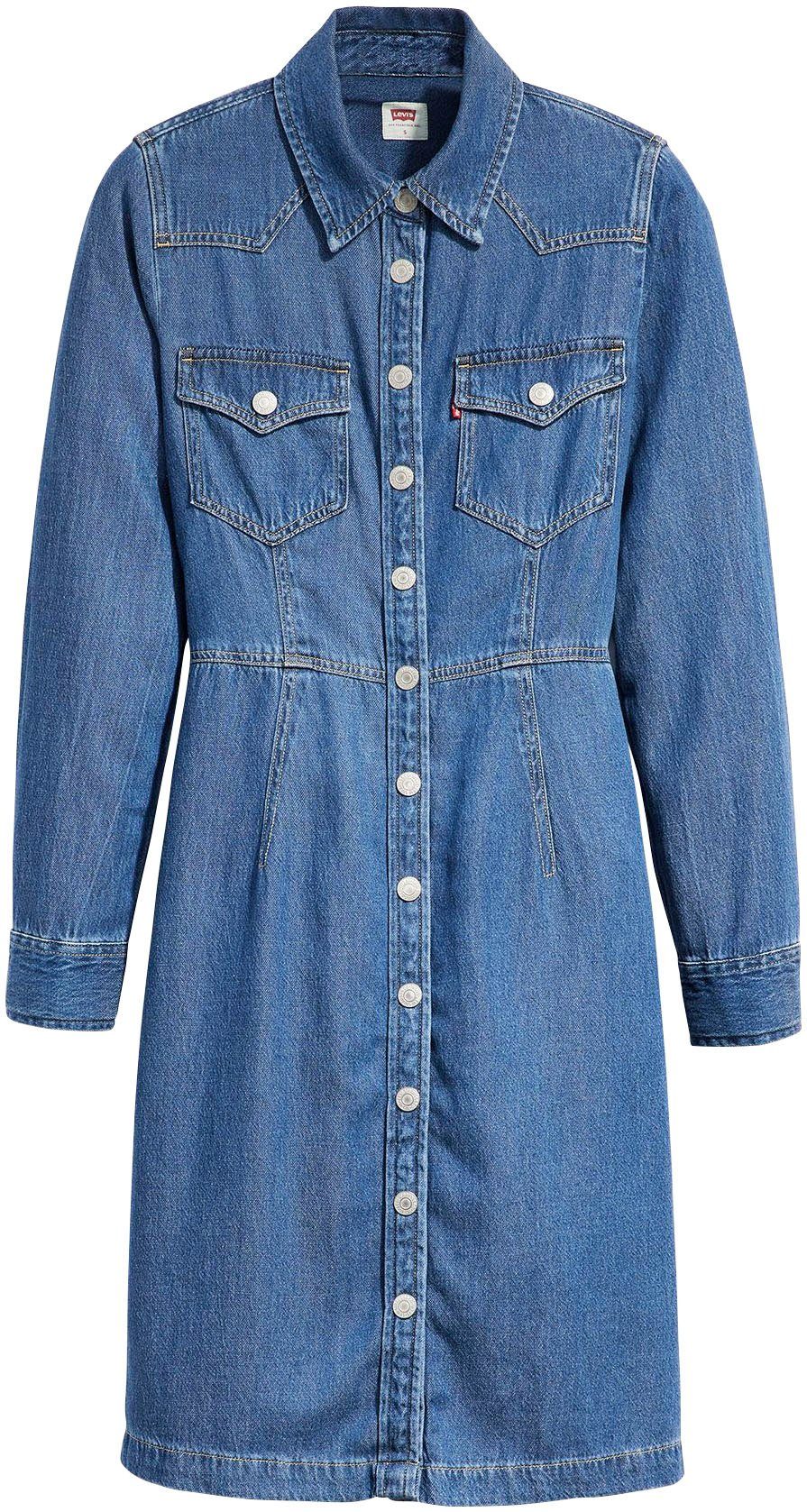 Levi's® blue im Westernlook WESTERN klassischen DRESS Jeanskleid OTTO