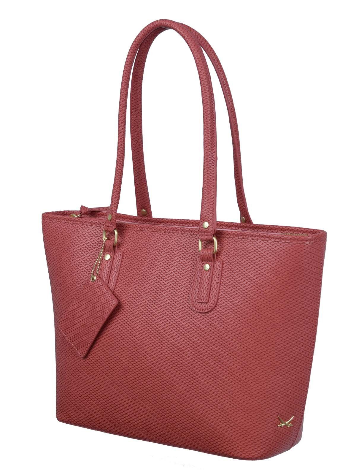 Sansibar Shopper SANSIBAR-Damen Shopper Bag A4 40x28x13 086-Coral