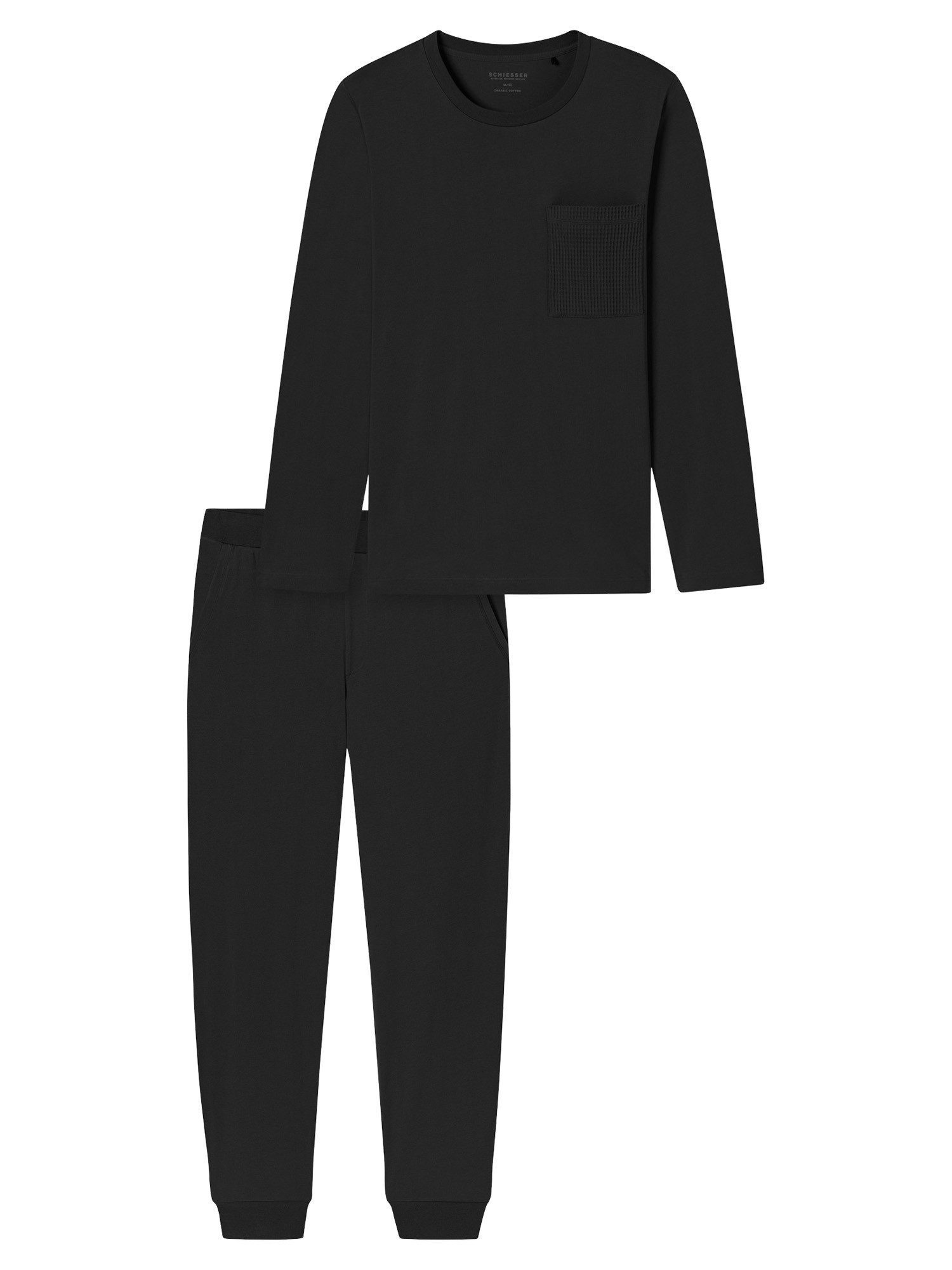 Schiesser Pyjama Modern Nightwear (2 tlg) schlafanzug schlafmode bequem günstig online kaufen