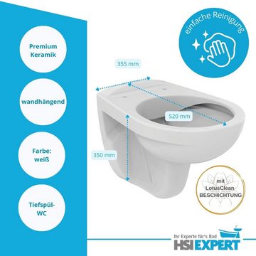TECE Vorwandelement WC TECE Spülkasten Ideal Standard WC spülrandlos, Spar-Set