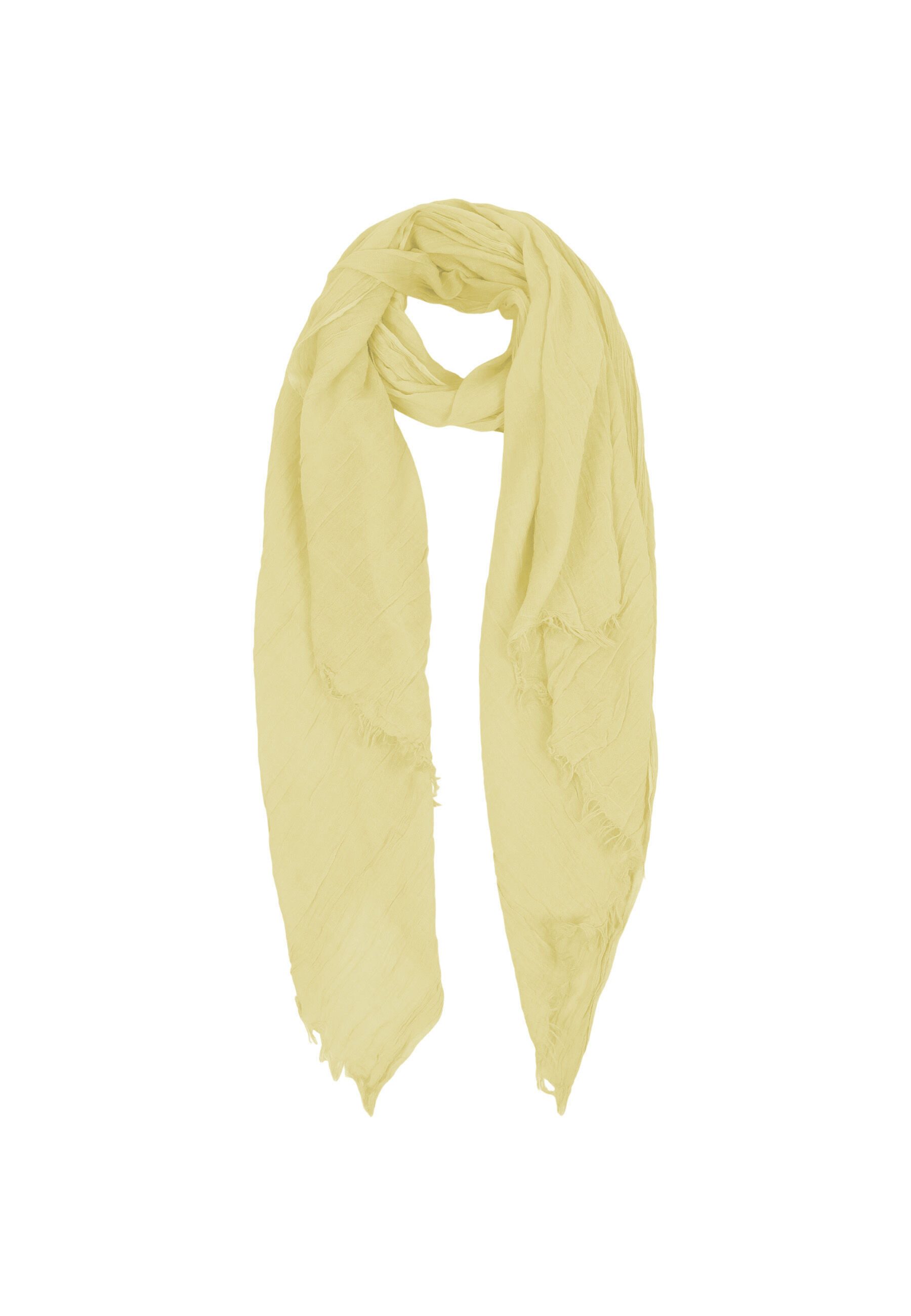 Samaya Modeschal Alba, (1-St), Baumwollschal crash