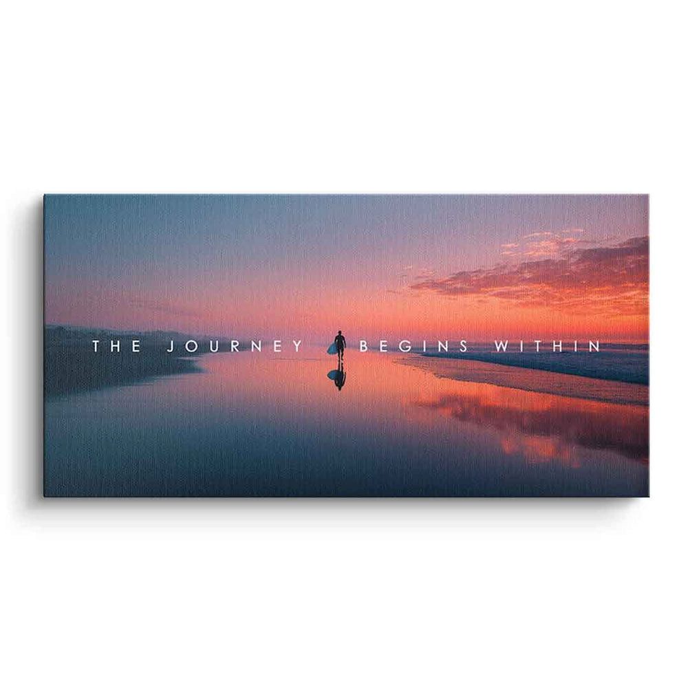 DOTCOMCANVAS® Leinwandbild Journey Within, Leinwandbild Journey Within Kunstdruck Wandbild