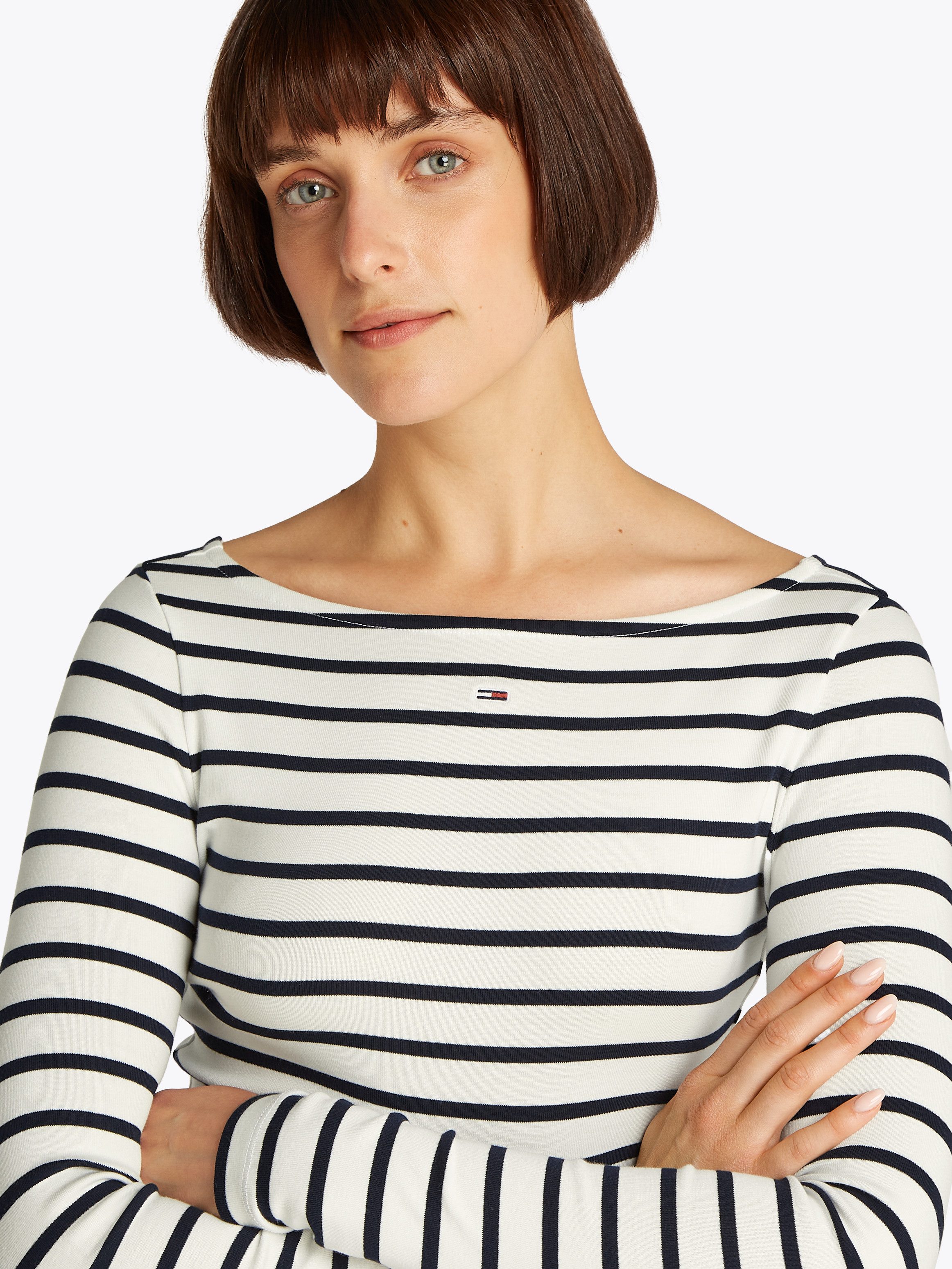 Tommy Jeans Langarmshirt TJW BOAT NECK günstig online kaufen