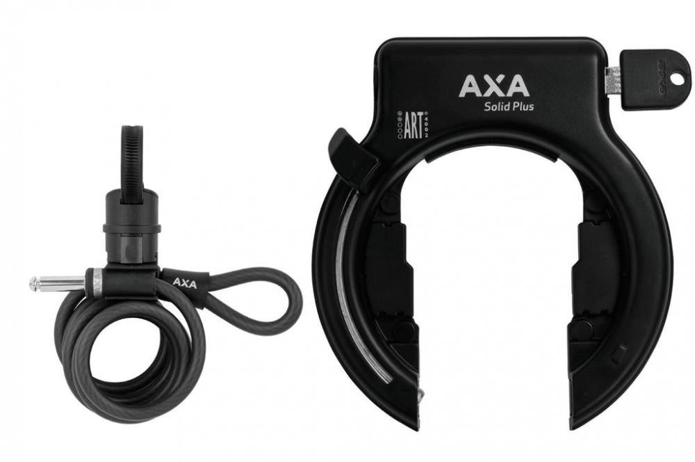 AXA Rahmenschloss Axa Rahmenschloss Axa Solid Plus schwarz inkl. Newton PL150