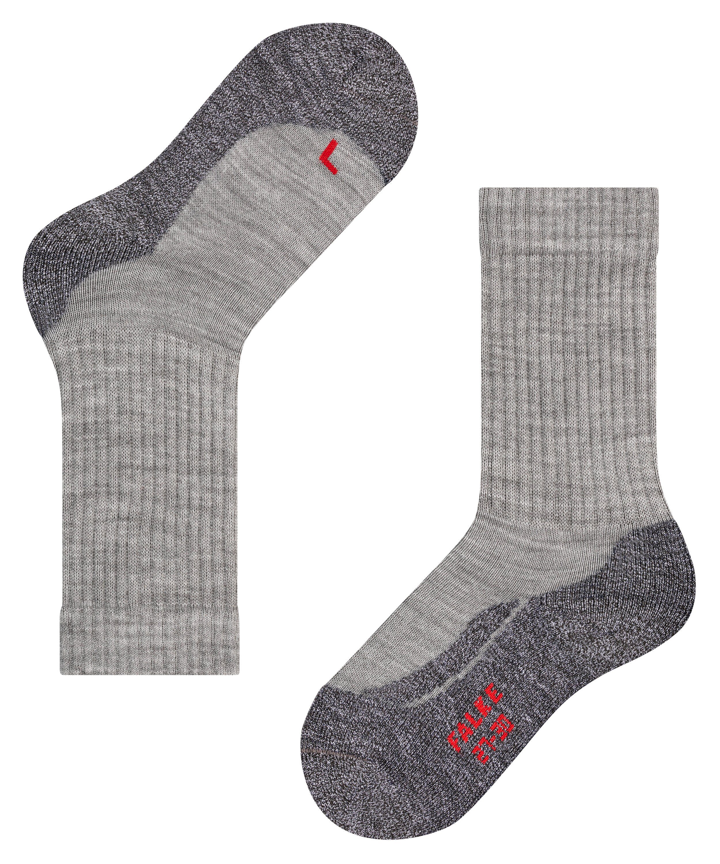 FALKE Socken Active m.grey (1-Paar) mel Warm (3530)