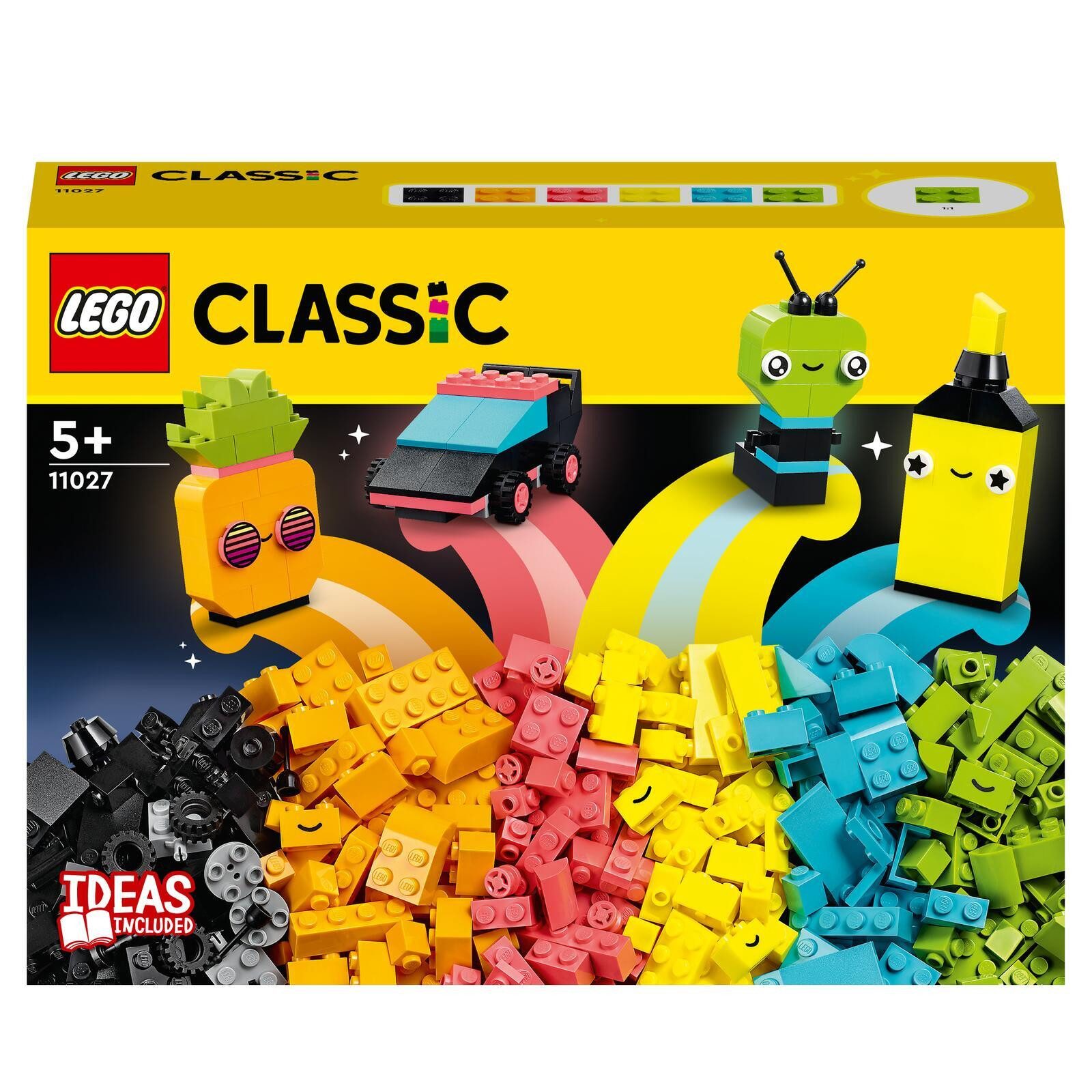 LEGO® LEGO® Classic Neon Kreativ-Bauset 11027 Konstruktions-Spielset günstig online kaufen