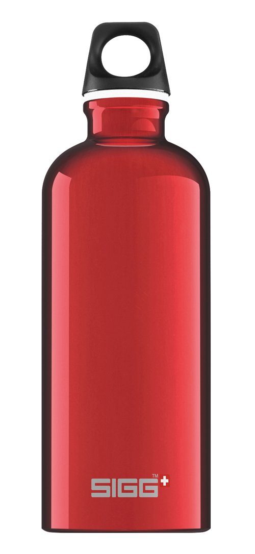 Sigg Trinkflasche SIGG Alutrinkflasche 'Traveller' rot