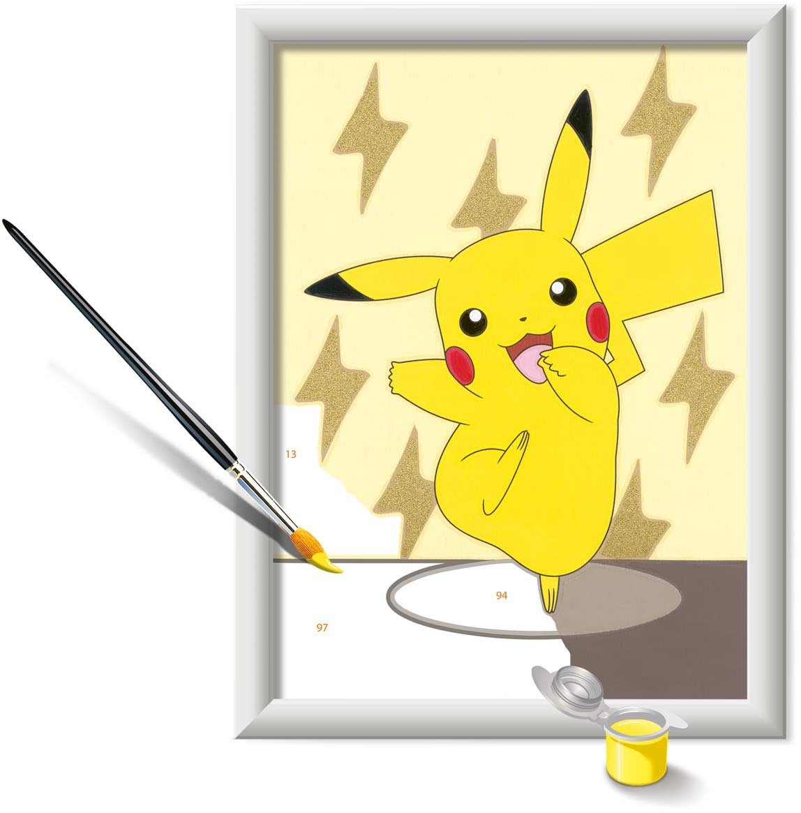 Ravensburger Malen nach Zahlen Pikachu, Made in Europe