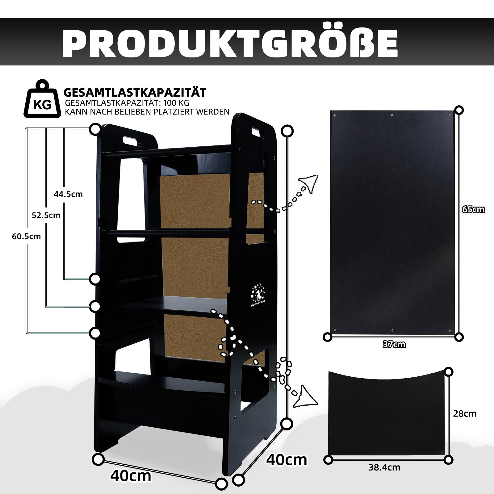 CCLIFE Stehhilfe Lernturm Lernstuhl Kinderstuhl Küche Helper Kindertritt Mo günstig online kaufen