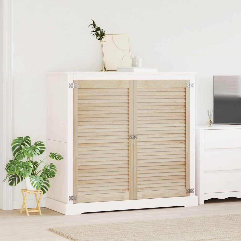 vidaXL Schranktür Schranktür mit Tür 2 Stk. Natur 110 x 2,1 x 59,5 cm (2 St)