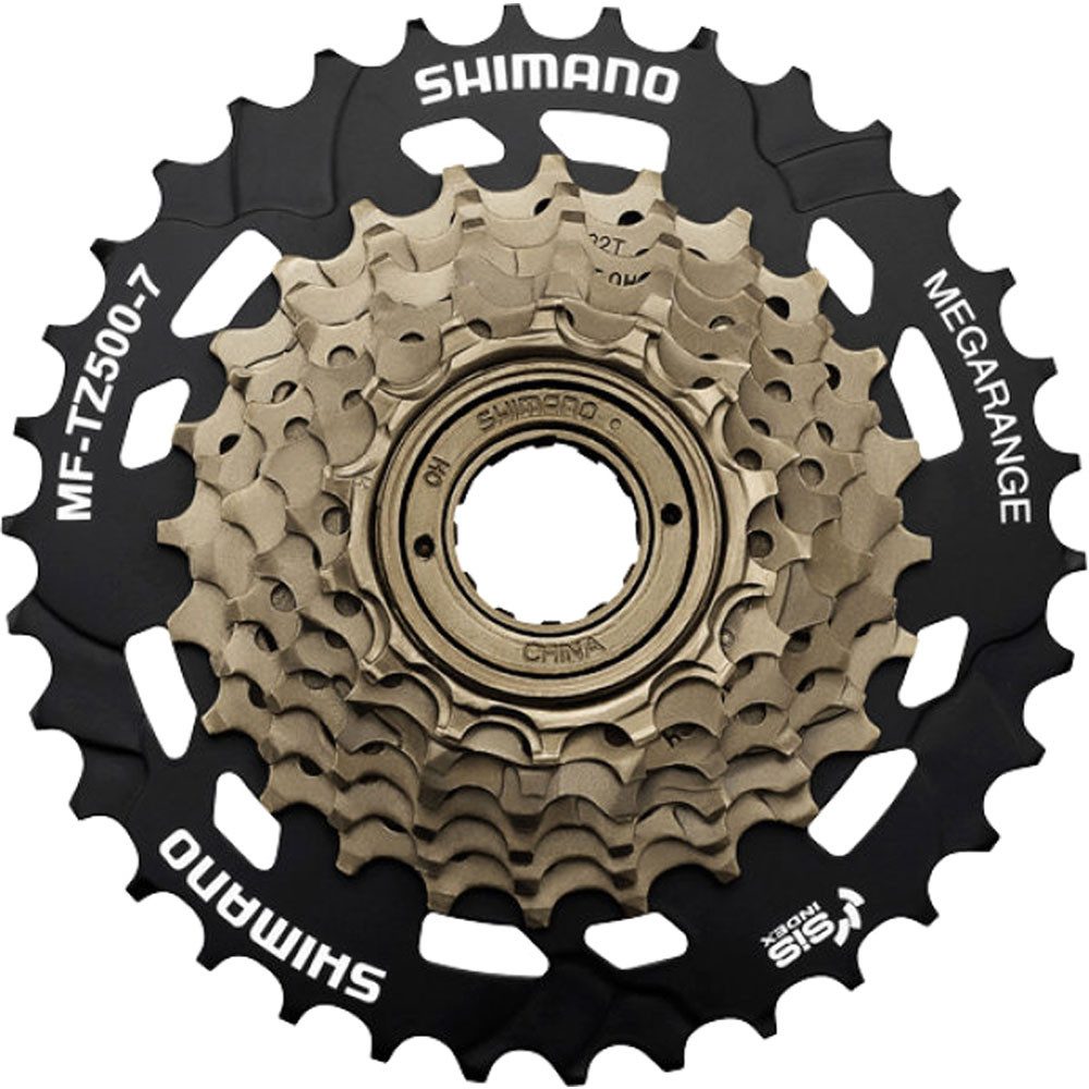 Zahnkranz SHIMANO Schraubkranz MF-TZ500 7-fach 14-16-18-20-22-24-34Z. 1 Stk. Ein