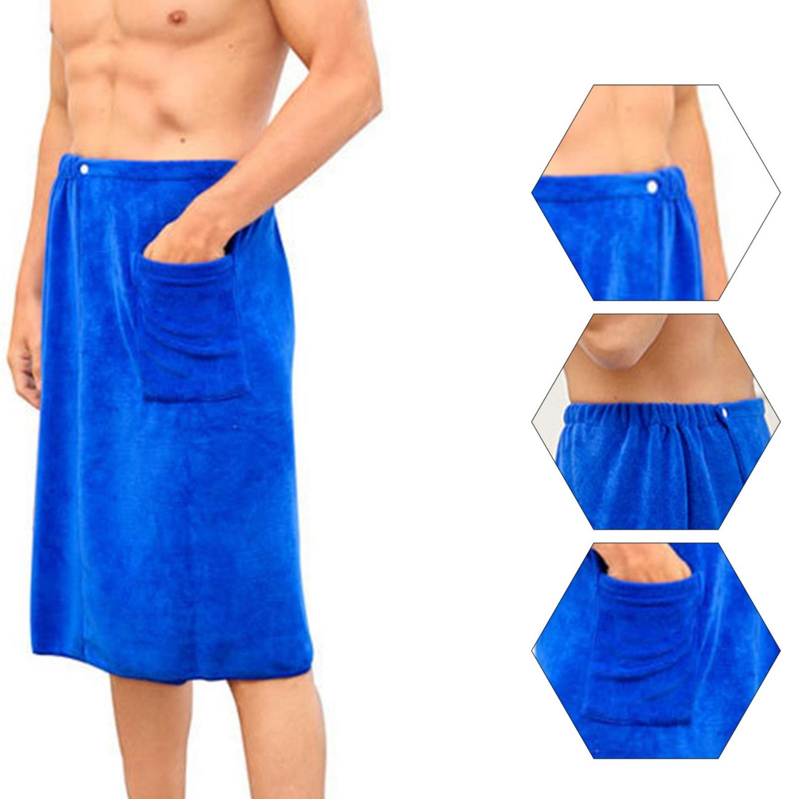 MODFU Saunatuch Herren Saunahandtuch Saunakilt Badetuch Duschtuch, (Saunabi günstig online kaufen