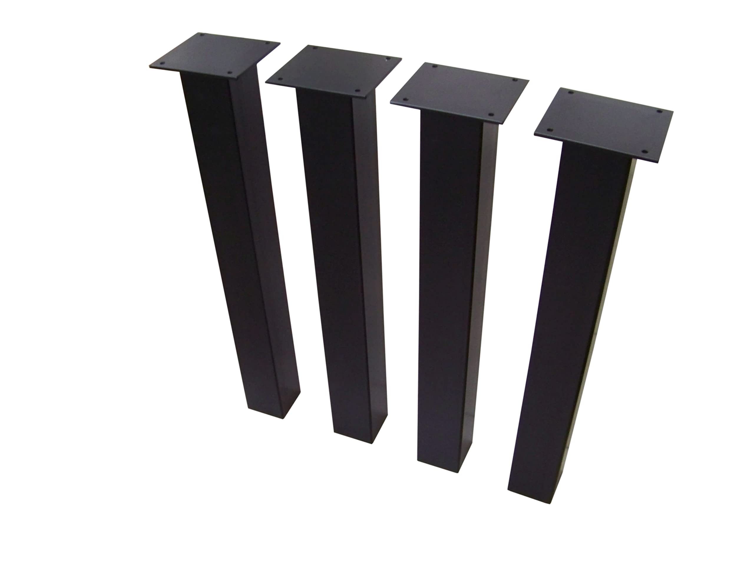 CM Furniture Tischbein 4er Tischbeine Eckig Premium 80x80 mm Höhe 72 cm Möbelfüße, Sehr Stabil Metall Tischgestell Tischfuß Tischkufen Pulverbeschichtet