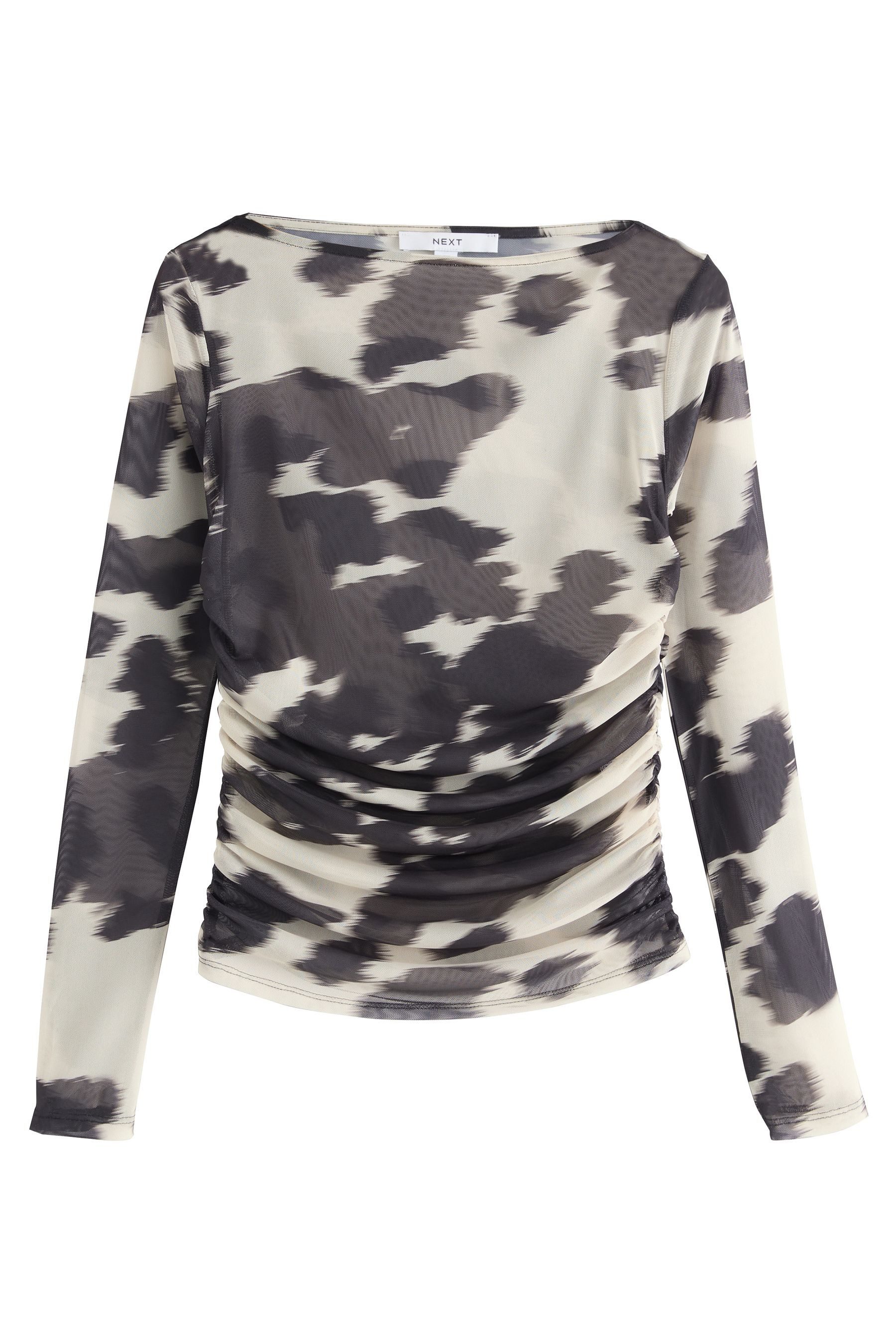 Next Langarmshirt Kew Collection gerafftes Langarmoberteil günstig online kaufen