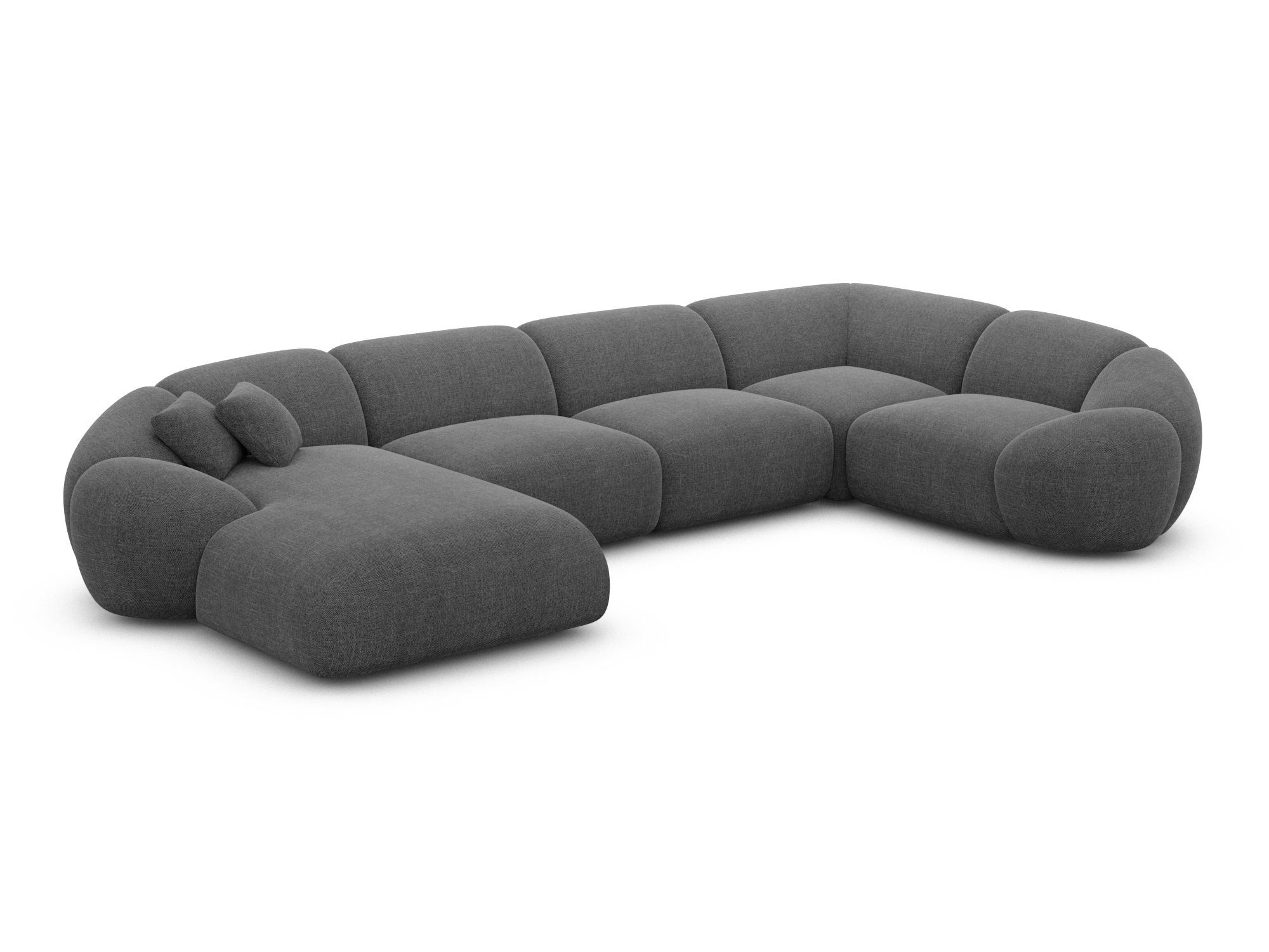 Sofa Dreams Wohnlandschaft Polster Wohnlandschaft Solverde XL U-Form, Wohnlandschaft, U-Form, Moderne Wohnlandschaft in U-Form, 2 Zierkissen inklusive