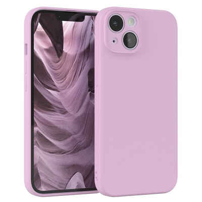 EAZY CASE Handyhülle TPU Hülle für Apple iPhone 14 6,1 Zoll, Hülle mit Kameraschutz handycover Soft Smart Slimcover Lila / Flieder