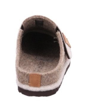 Rohde D.Meran Pantolette Hausschuh, Clog, Schlappen mit Klettriemchen