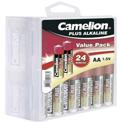 Camelion Alkaline Mignon-Batterien Box, 24er-Set Akku