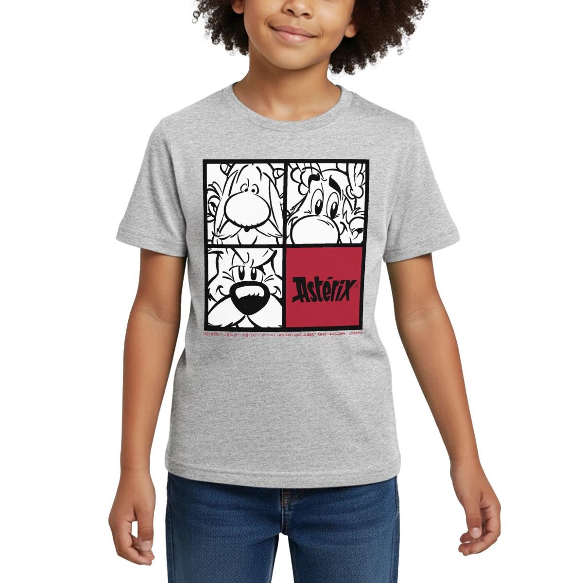 T-Shirt Asterix & Obelix & Idefix Porträt Kinder T-Shirt