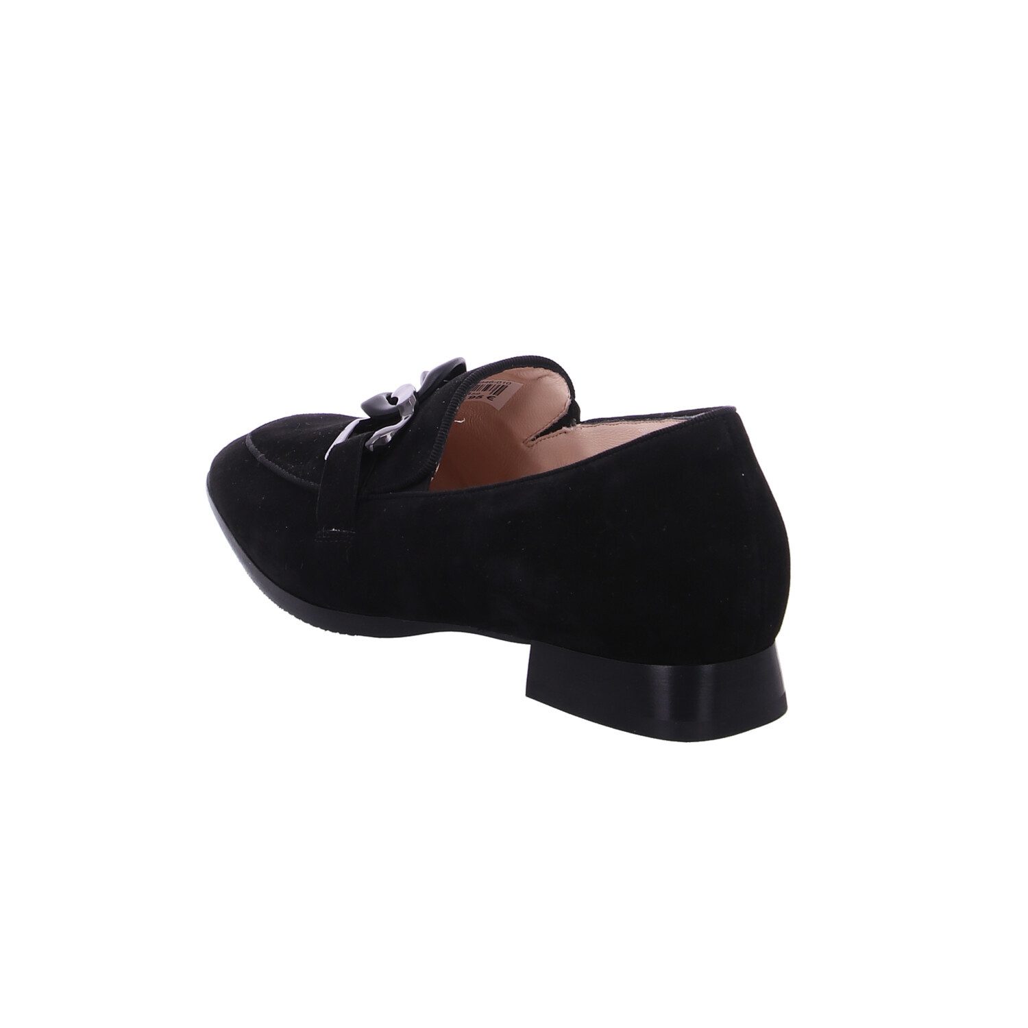 Hassia schwarz Nubuk Slipper