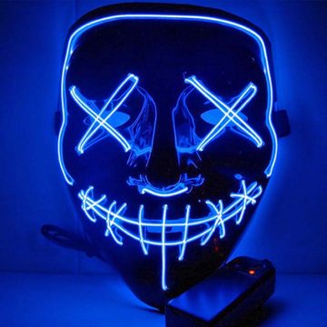 Goods+Gadgets Kostüm LED Purge Maske, Halloween Party Kostüm Verkleidung