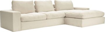 alina Ecksofa Sandy, mit Recamiere, in modernem Cordstoff