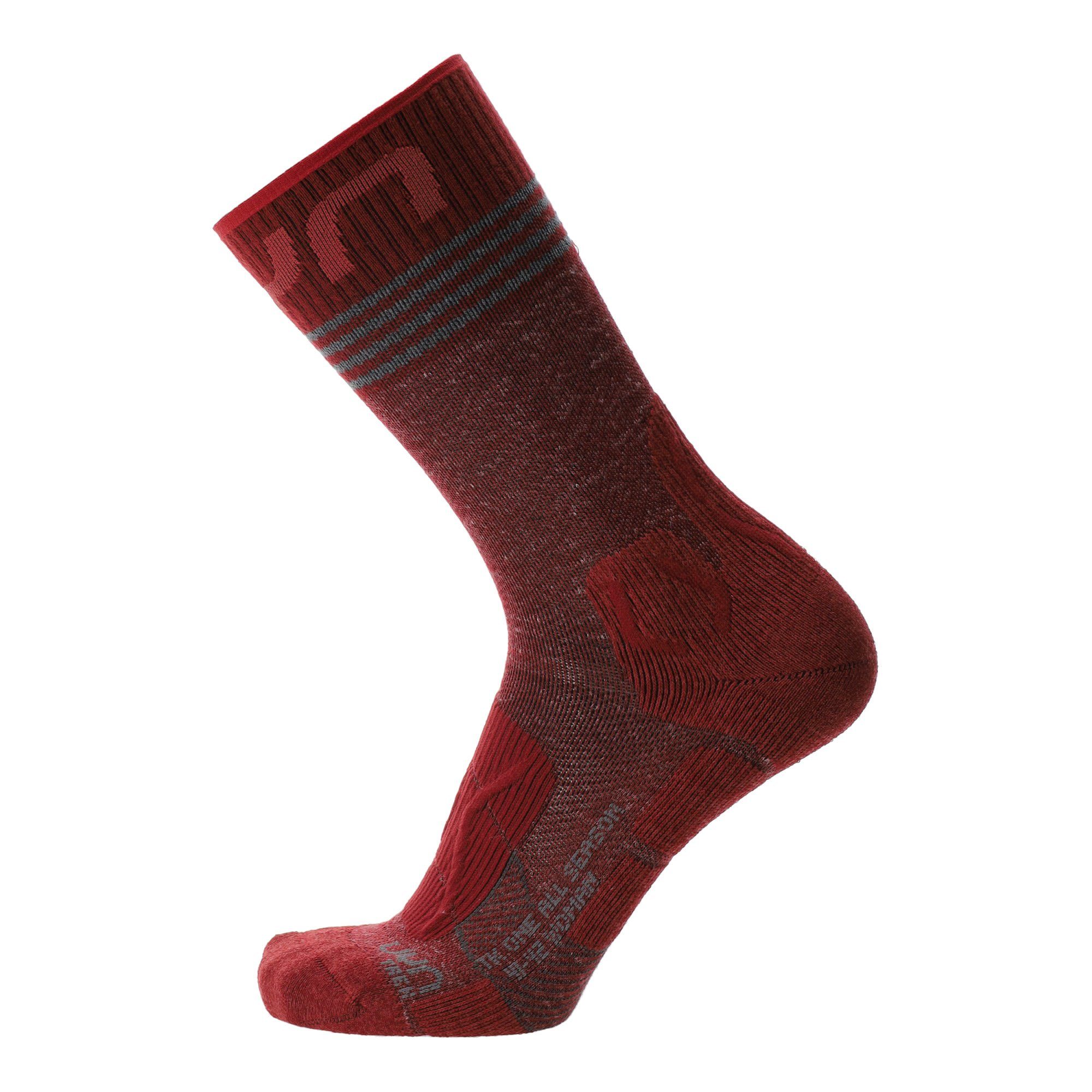 Damen Uyn Thermosocken Season Mid Socks One UYN All W Sofisticated Trekking Red