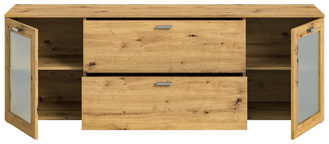xonox.home Lowboard Lowboard Xeno, mit Schubkästen, Artisan Eiche, Sideboard, Wohnzimmerkommode ca. 180 cm