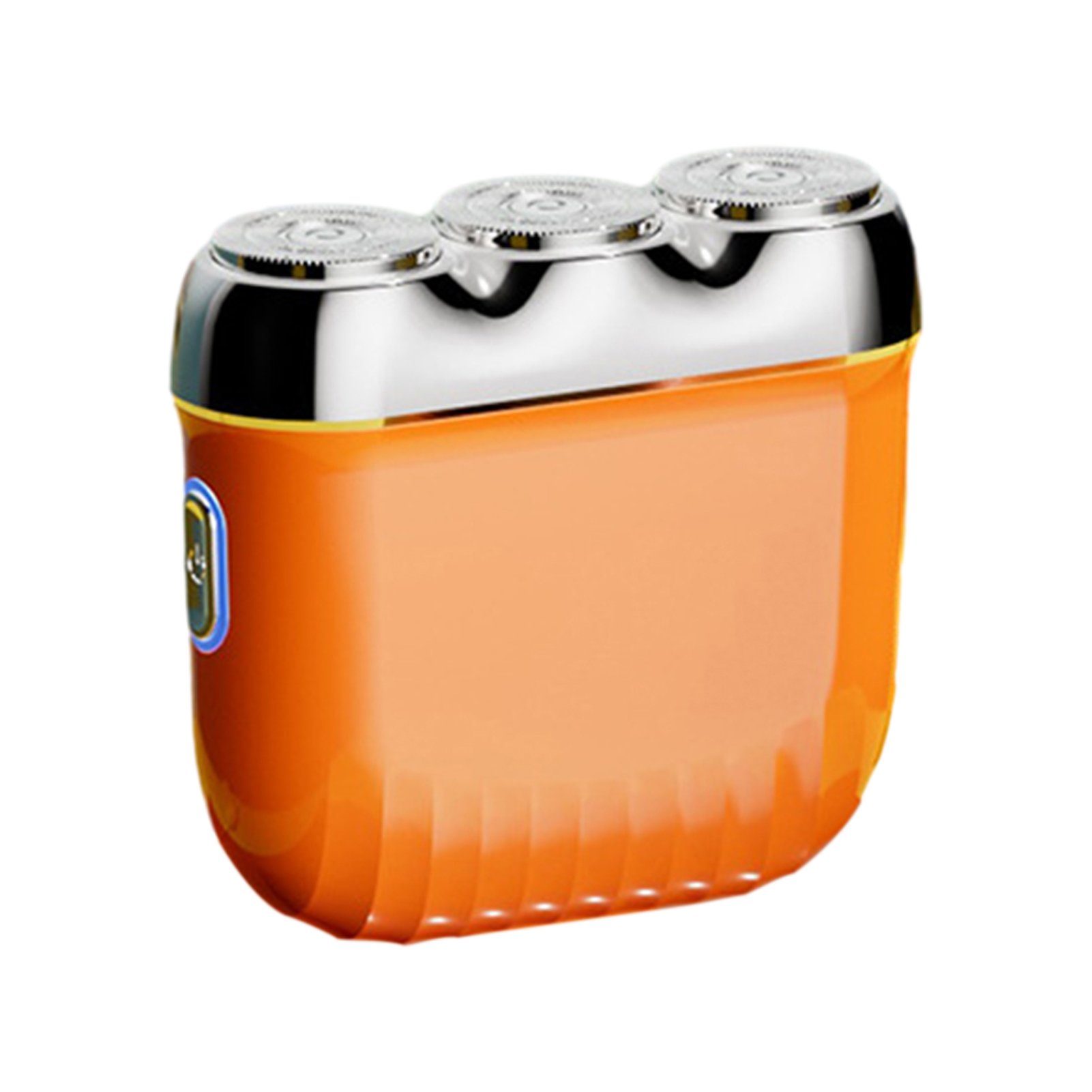 Rutaqian Elektrorasierer Mini Elektrorasierer, Rasierer für den trockenen und nassen Gebrauch, Langhaartrimmer Orange