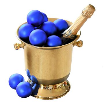 Blue Chilli Design Wein- und Sektkühler goldfarben Design Monrepos für eine Flasche mit Griff, Goldfarben, Edelstahl, poliert