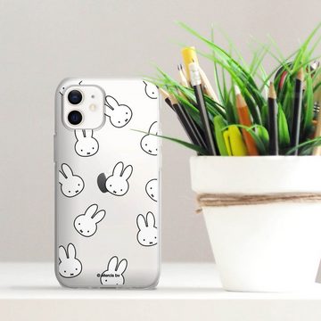 DeinDesign Handyhülle Miffy Muster transparent Miffy Pattern Transparent, Apple iPhone 12 mini Silikon Hülle Bumper Case Handy Schutzhülle